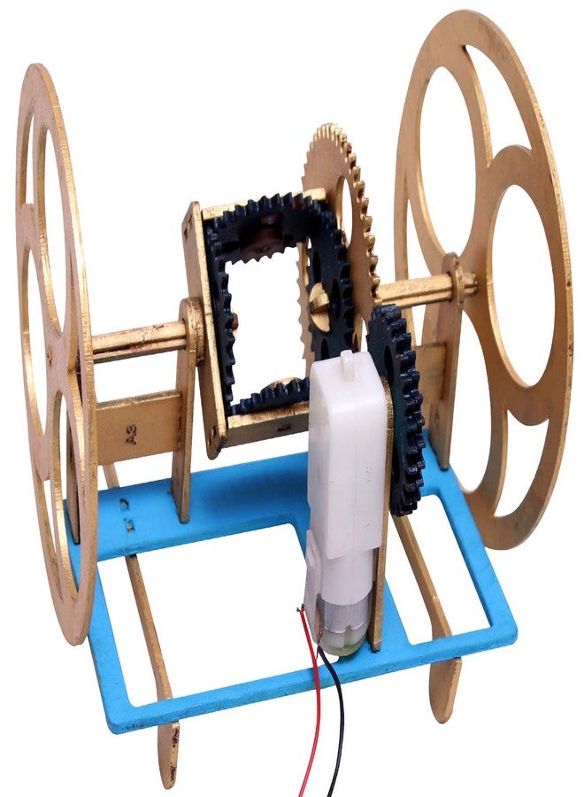 THE CURIOUS BRAIN® CAR Differential - Automotive Mechanism Working Model- DIY KIT for Girls & Boys- Science FAIR School Educational Model- STEM Learning Activity- Mechanical LAB Model - Image 1